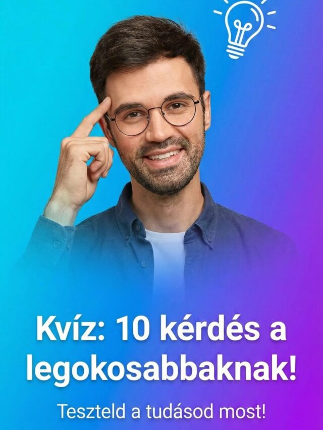 10 kérdés, ami még a legokosabbakat is megizzasztja! Neked menni fog a 8/10?