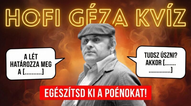 hofi géza retró kvíz