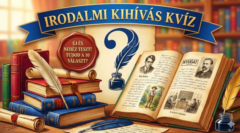 irodalom kvíz