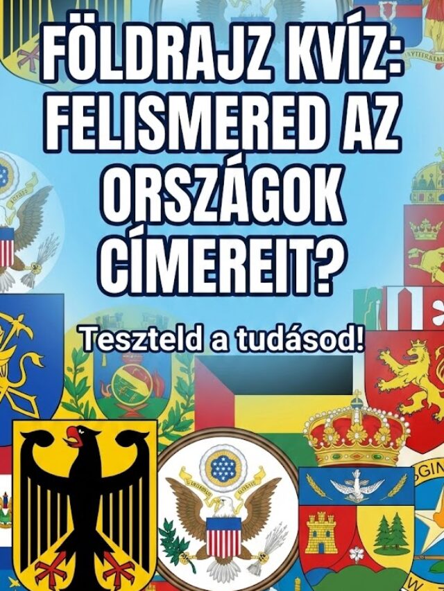 Földrajz kvíz: Felismered az országok címereit?