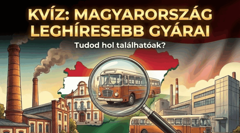 Magyar gyárak kvíz