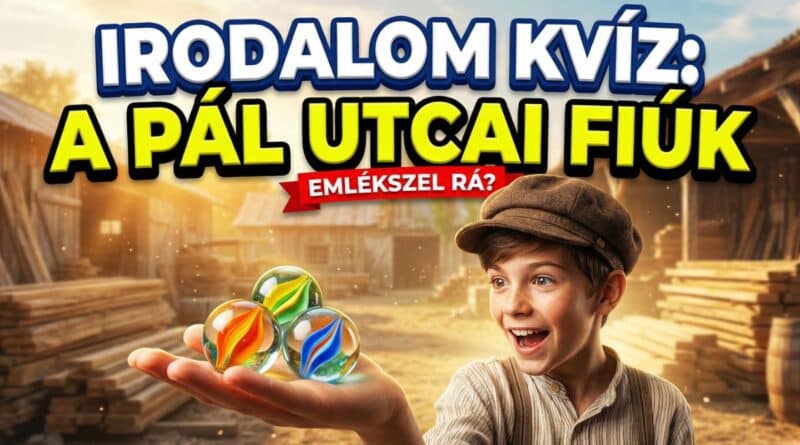 Pál utcai fiúk irodalom kvíz
