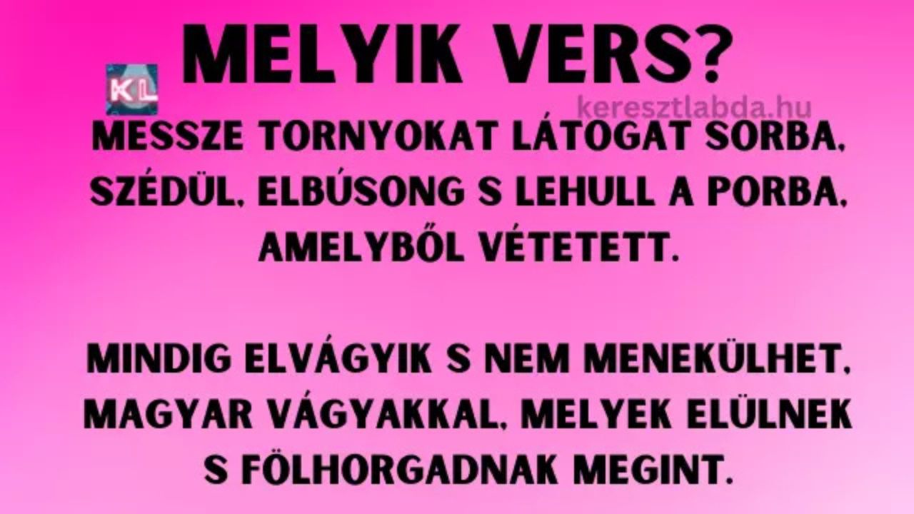 napi irodalom feladat