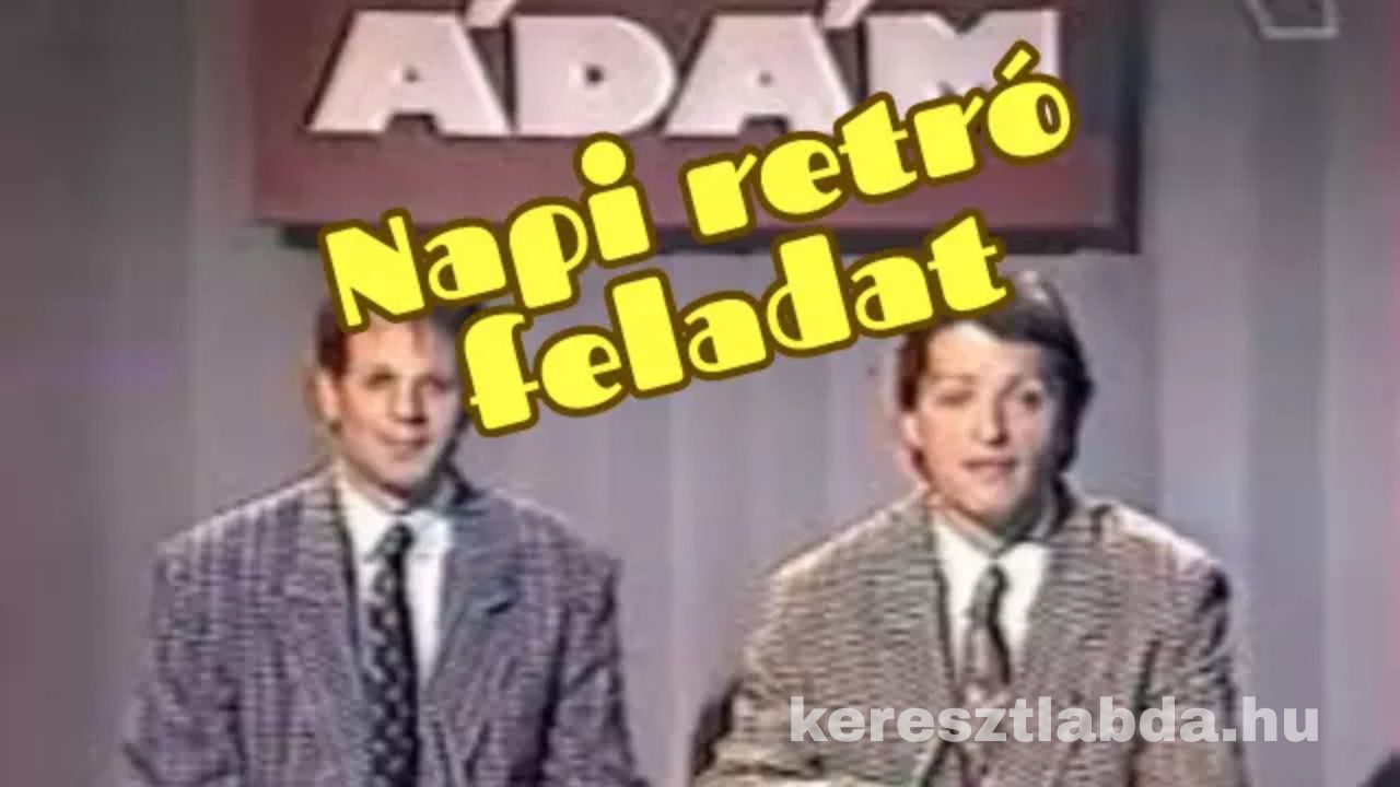 napi retró feladat