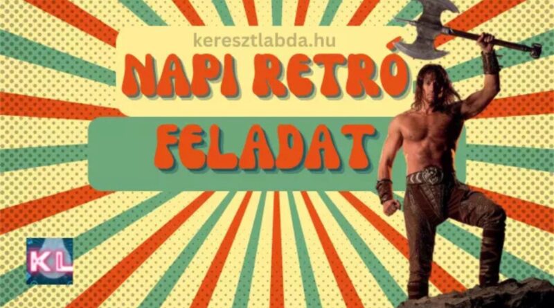 napi retró feladat