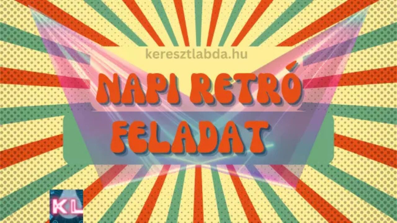 napi retró feladat