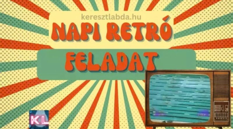 napi retró feladat