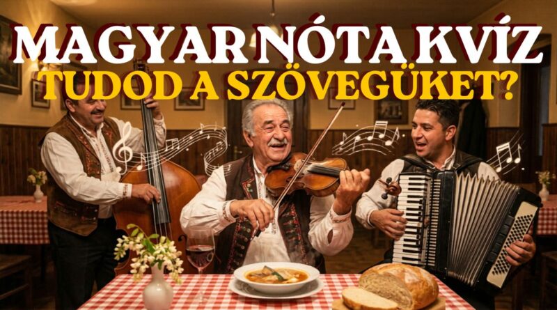 Magyar mulatós nóta retro kvíz