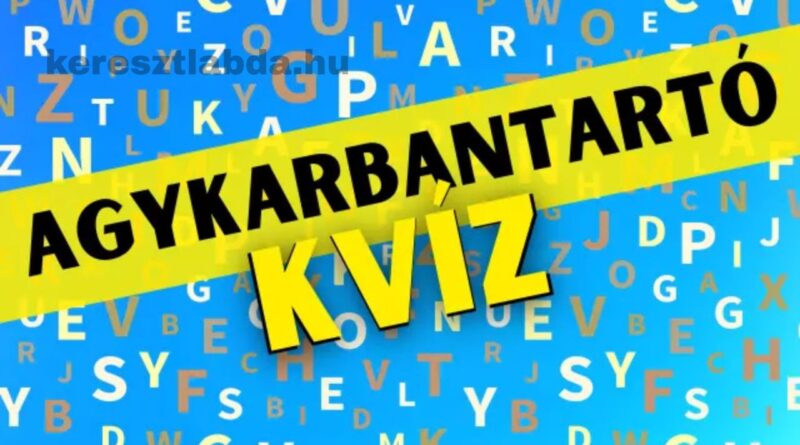 napi agykarbantartó feladat