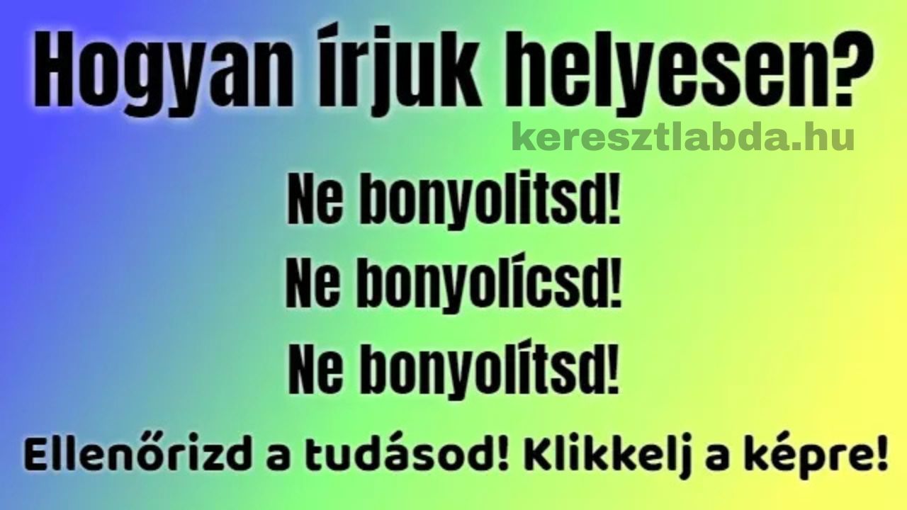 napi helyesírás feladat