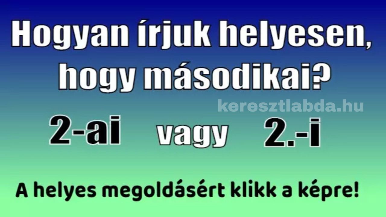 napi helyesírás feladat