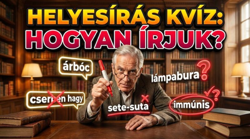 helyesírás kvíz