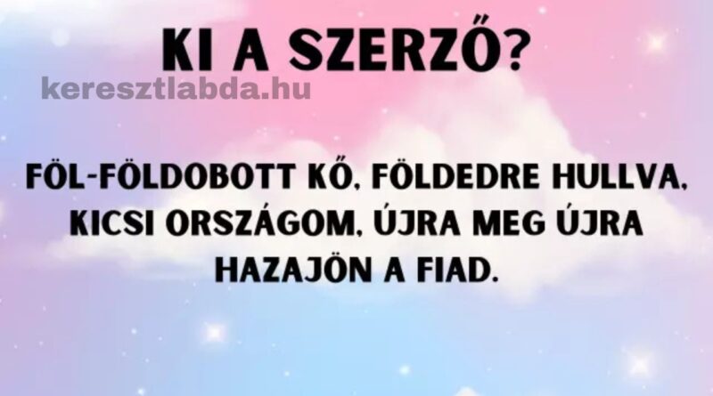 irodalom feladat