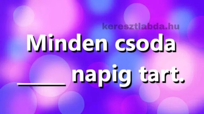 közmondás feladat