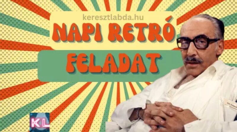 napi retró feladat