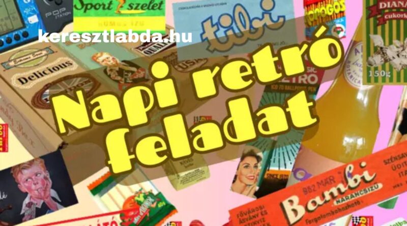 napi retró feladat