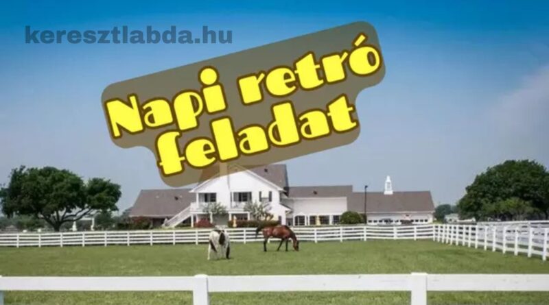 retró feladat