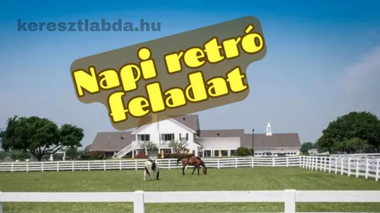 retró feladat