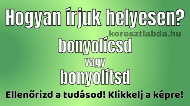 helyesírás feladat