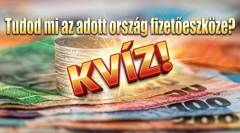 fizetőeszközök valuta kvíz