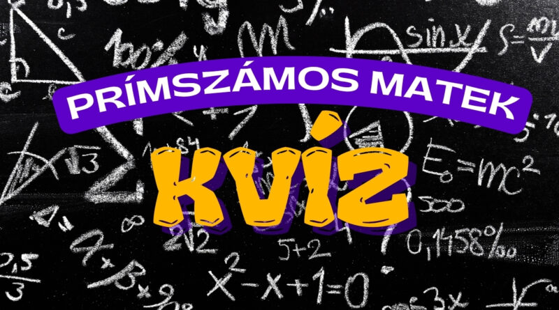 prímszámos matek kvíz