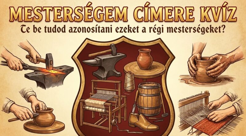 régi mesterségek retró kvíz