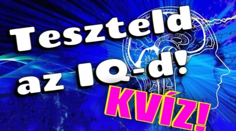 iq teszt kvíz