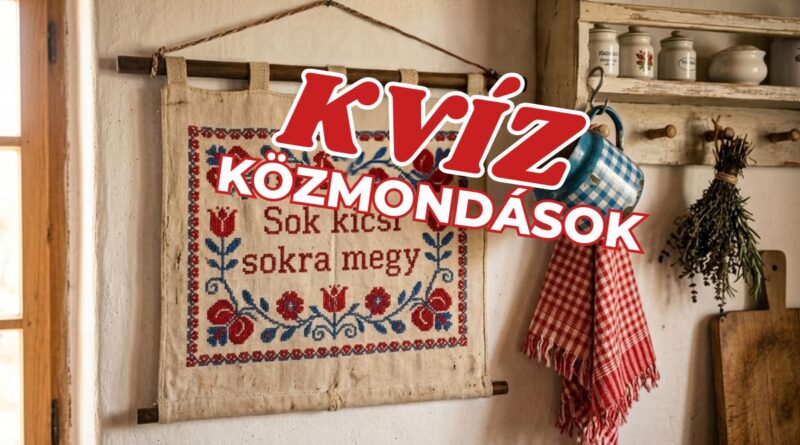szólások közmondások kvíz