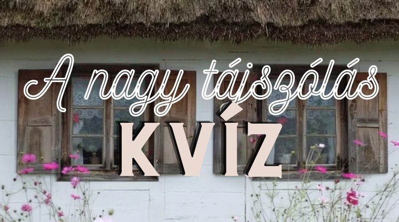 tájszólás kvíz