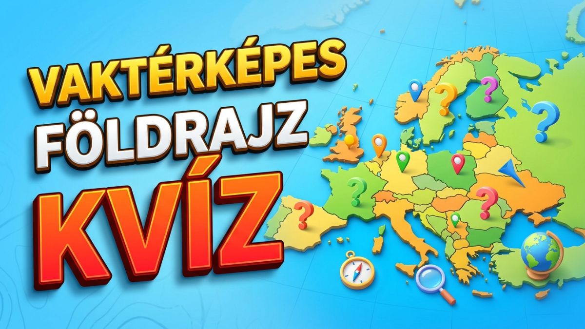 Európa országai vaktérképes földrajz kvíz