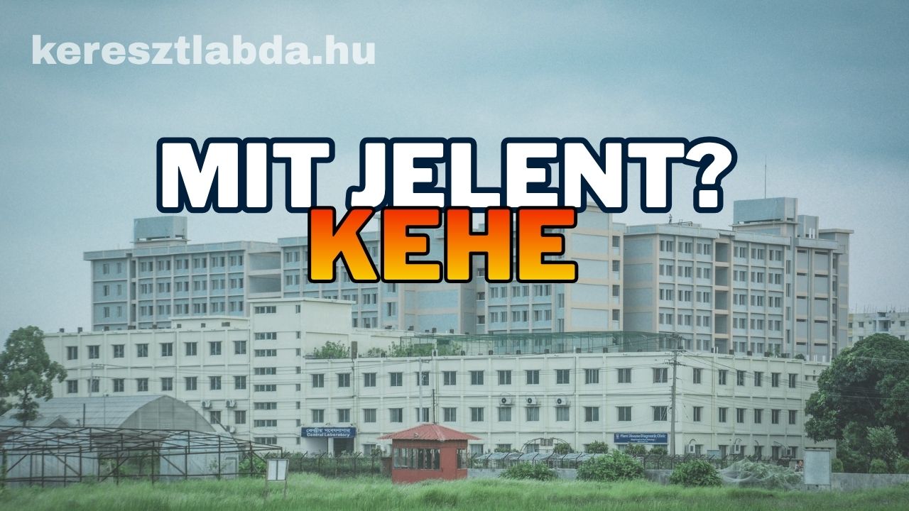 Tájszólás feladat kép: mit jelent a kehe, felirat egy nagy, többemeletes épület fölött