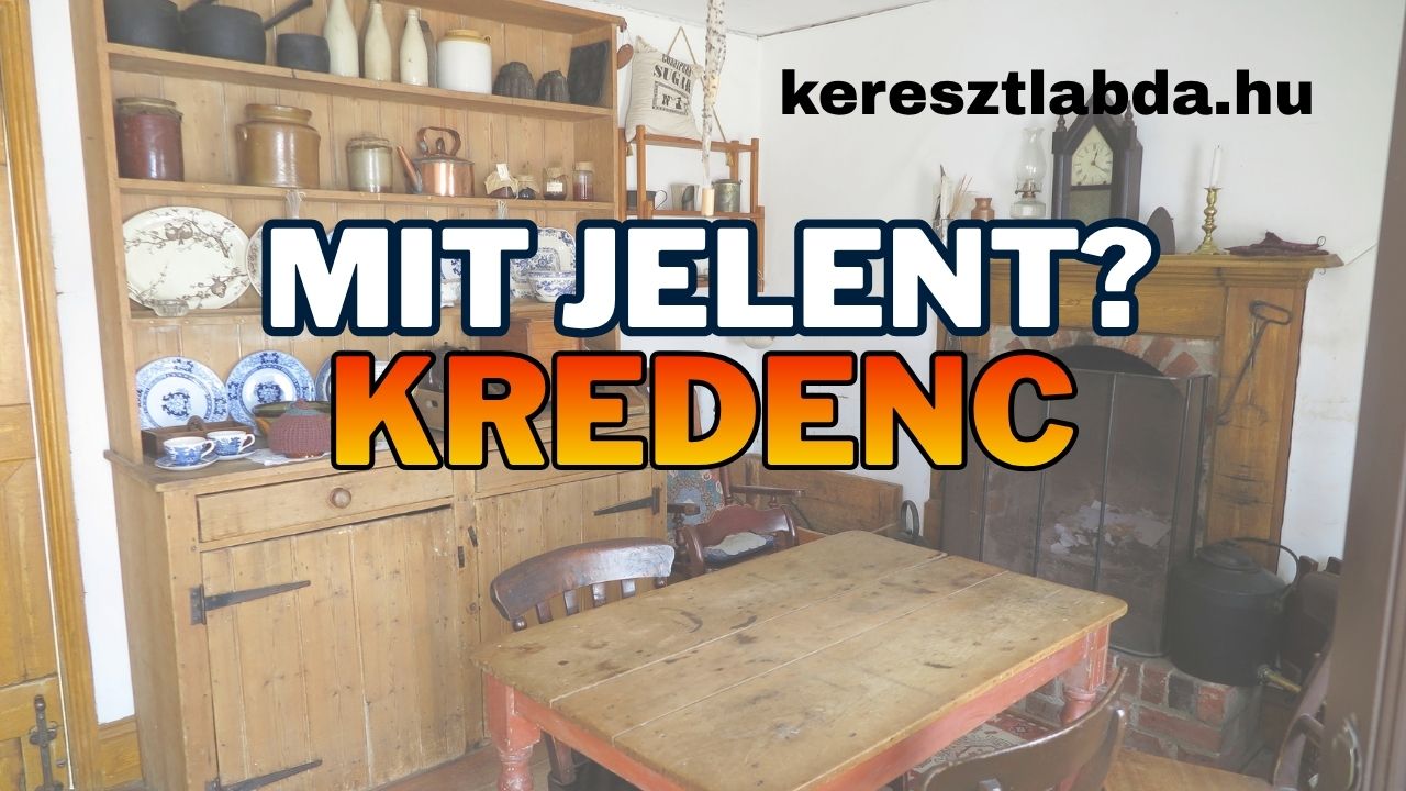 Tájszólás feladat: a kredenc szó jelentése három válaszlehetőséggel