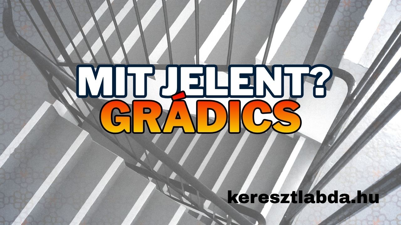 Tájszólás feladat a grádics szó jelentéséről, három válaszlehetőséggel