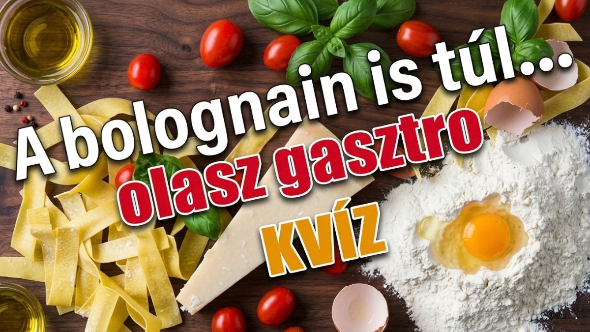 olasz ételek gasztronómia kvíz