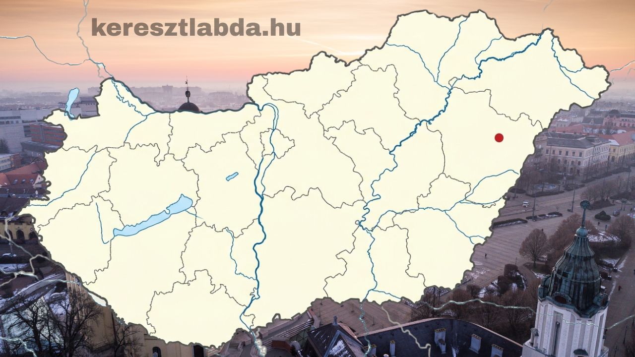 Alföldi megyeszékhely látképe a földrajz feladat fotóján, három város közül kell kiválasztani